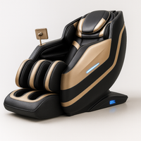 Massage Chair Built to Deliver Full-Body Therapy, 4D SL-Track Rollers, Zero-Gravity Recline, Heated Zones